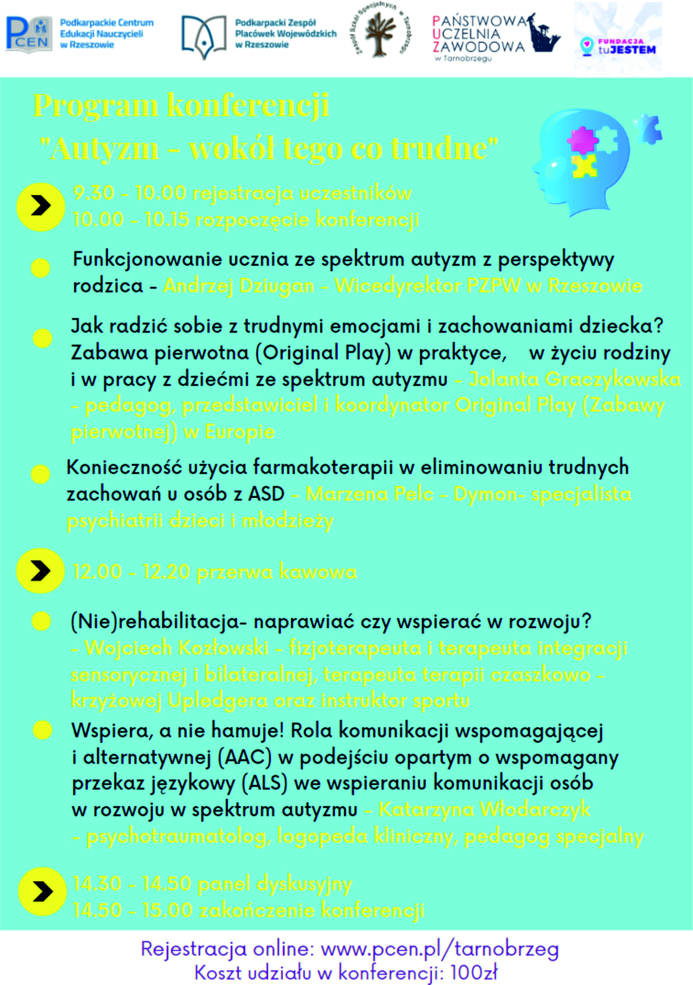 Konferencja. Autyzm – wokół tego co trudne
